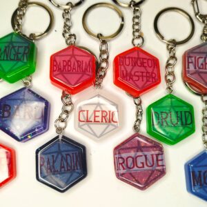 Egyedi Szerepjátékos Class kulcstartó