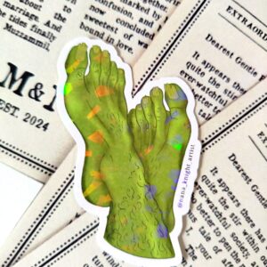 Ork Holografikus Lábfej Matrica