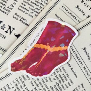 Tiefling Holografikus Lábfej Matrica