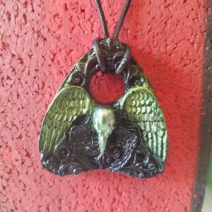 Ouija Nyaklánc  - Jáde  Holló