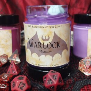 Warlock Szerepjátékos szójaviasz illatgyertya