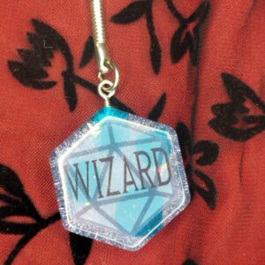 Wizard kulcstartó -  Kék - lila