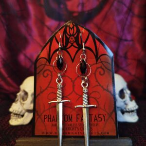 Deathgrip nemesacél fülbevaló