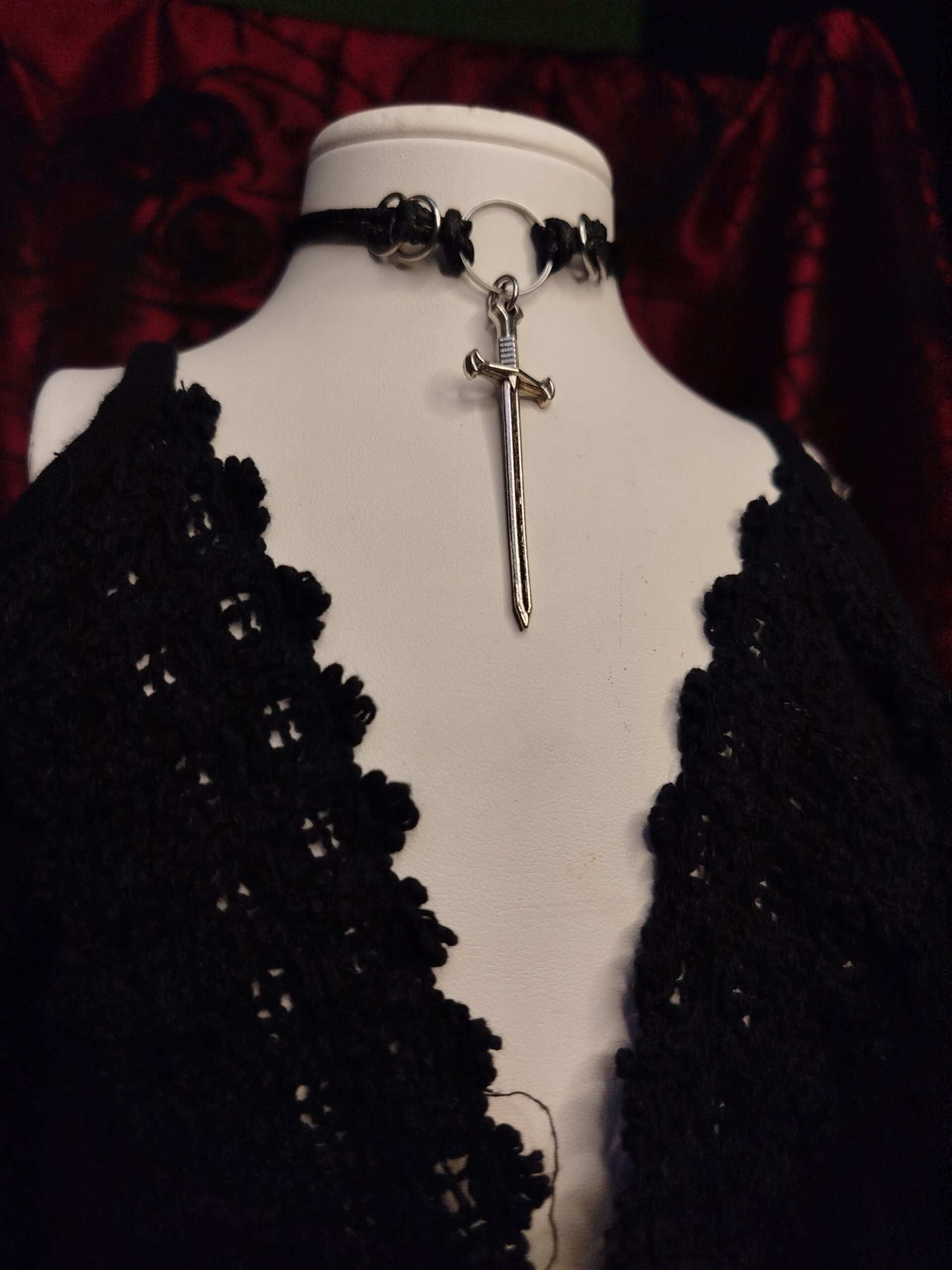 Harcos Nemesacél műbőr choker és nyaklánc egyben - Image 3