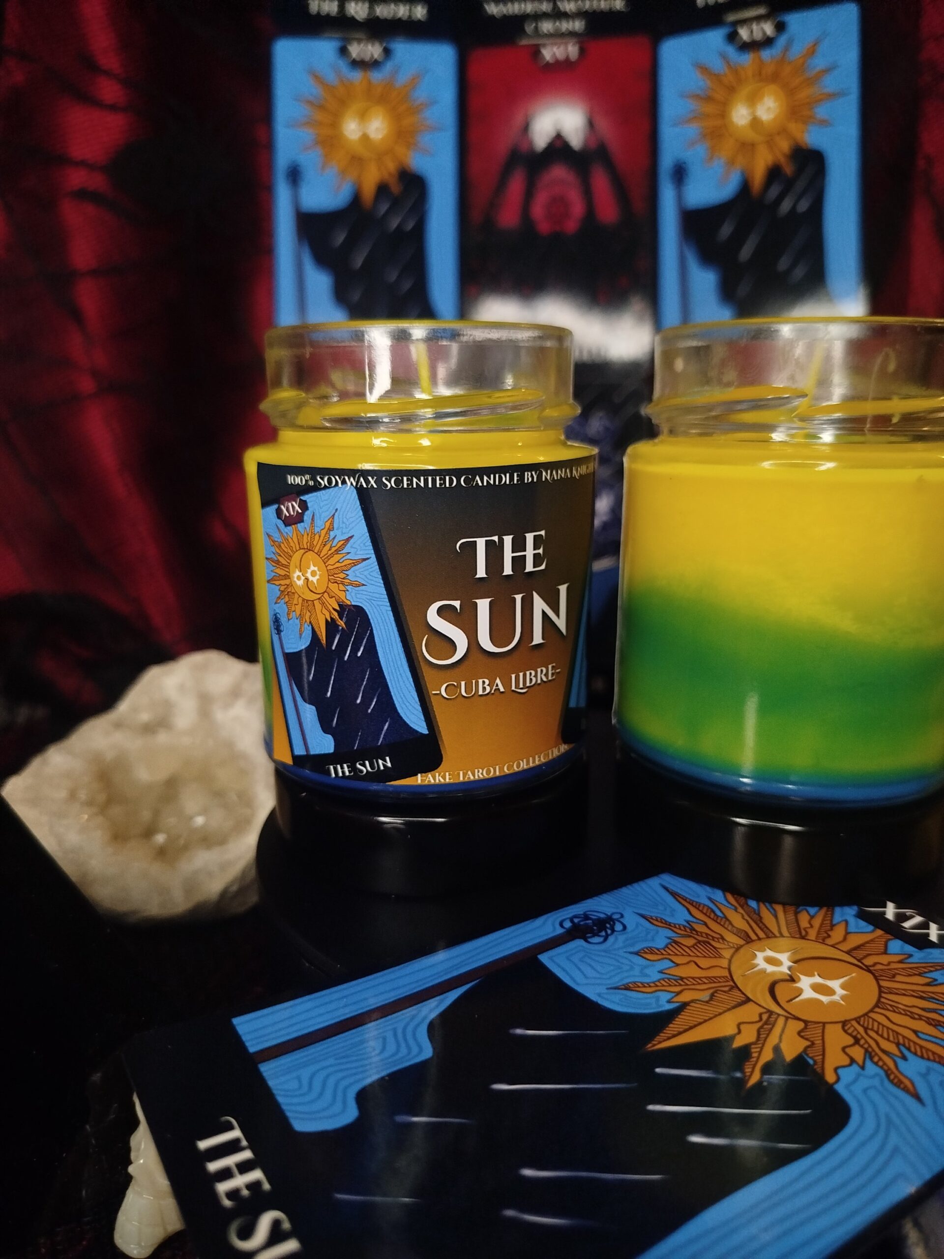 The Sun- A Nap - szójaviasz illatgyertya a Hamis Tarot Kollekcióból - Image 3