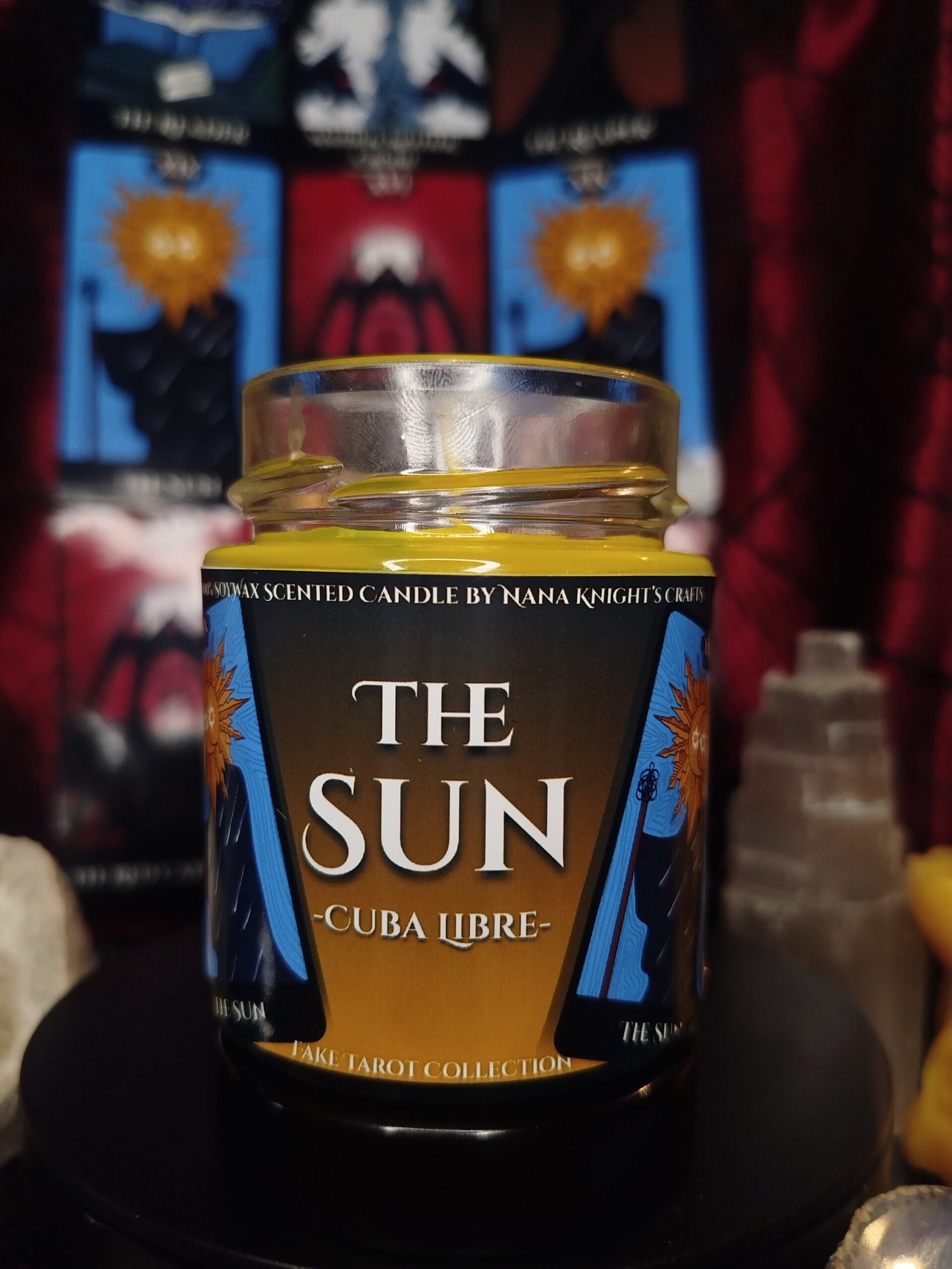 The Sun- A Nap - szójaviasz illatgyertya a Hamis Tarot Kollekcióból - Image 2