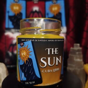The Sun- A Nap - szójaviasz illatgyertya a Hamis Tarot Kollekcióból