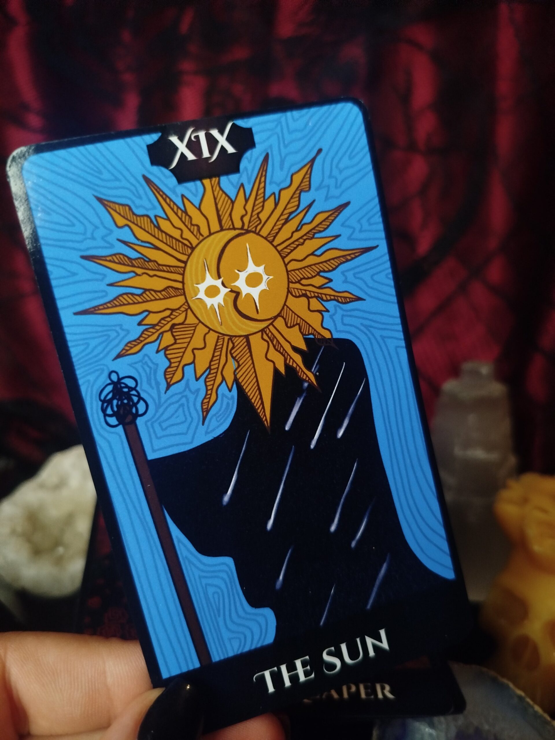 The Sun- A Nap - szójaviasz illatgyertya a Hamis Tarot Kollekcióból - Image 4