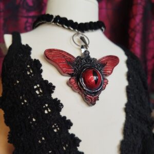 Argus - Fémmel fonott bársony choker