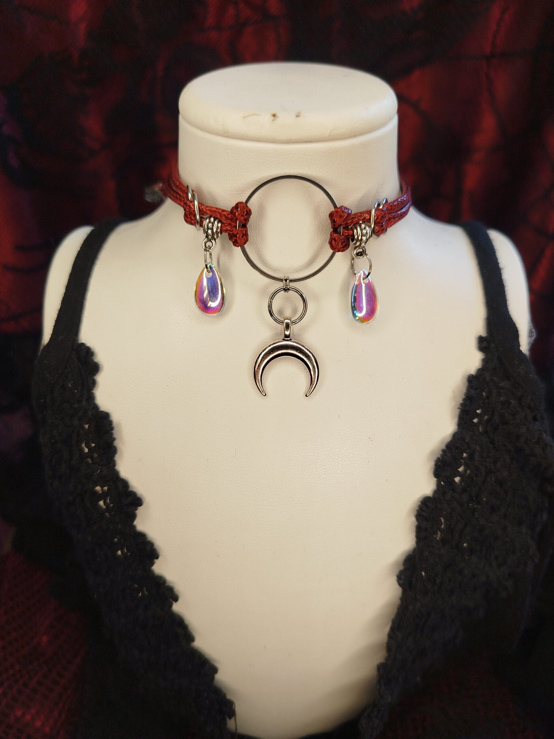 Brat Nemesacél műbőr choker és nyaklánc egyben - Image 2